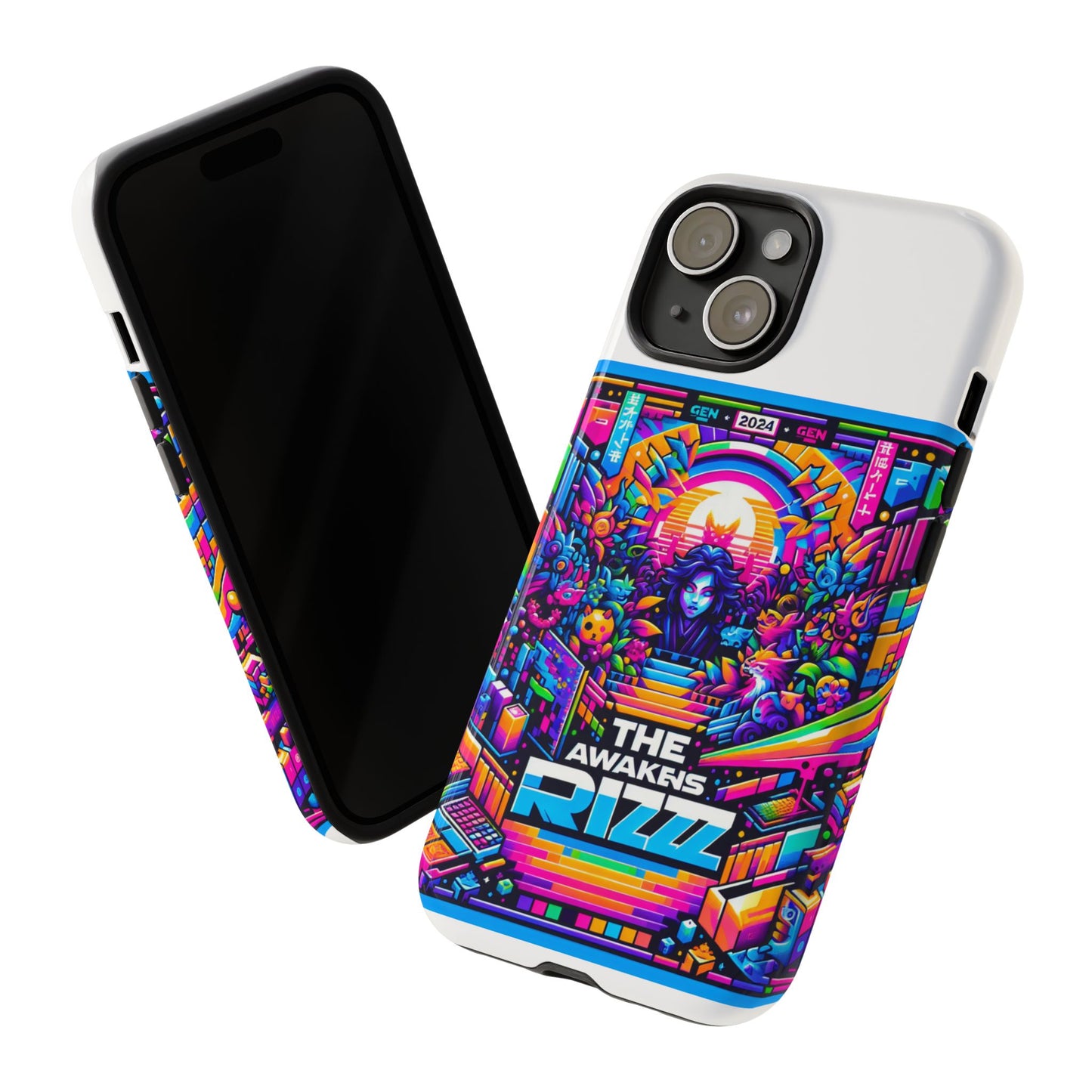 the rizz awakens 3d wrap protective phone case for anime and comic lovers