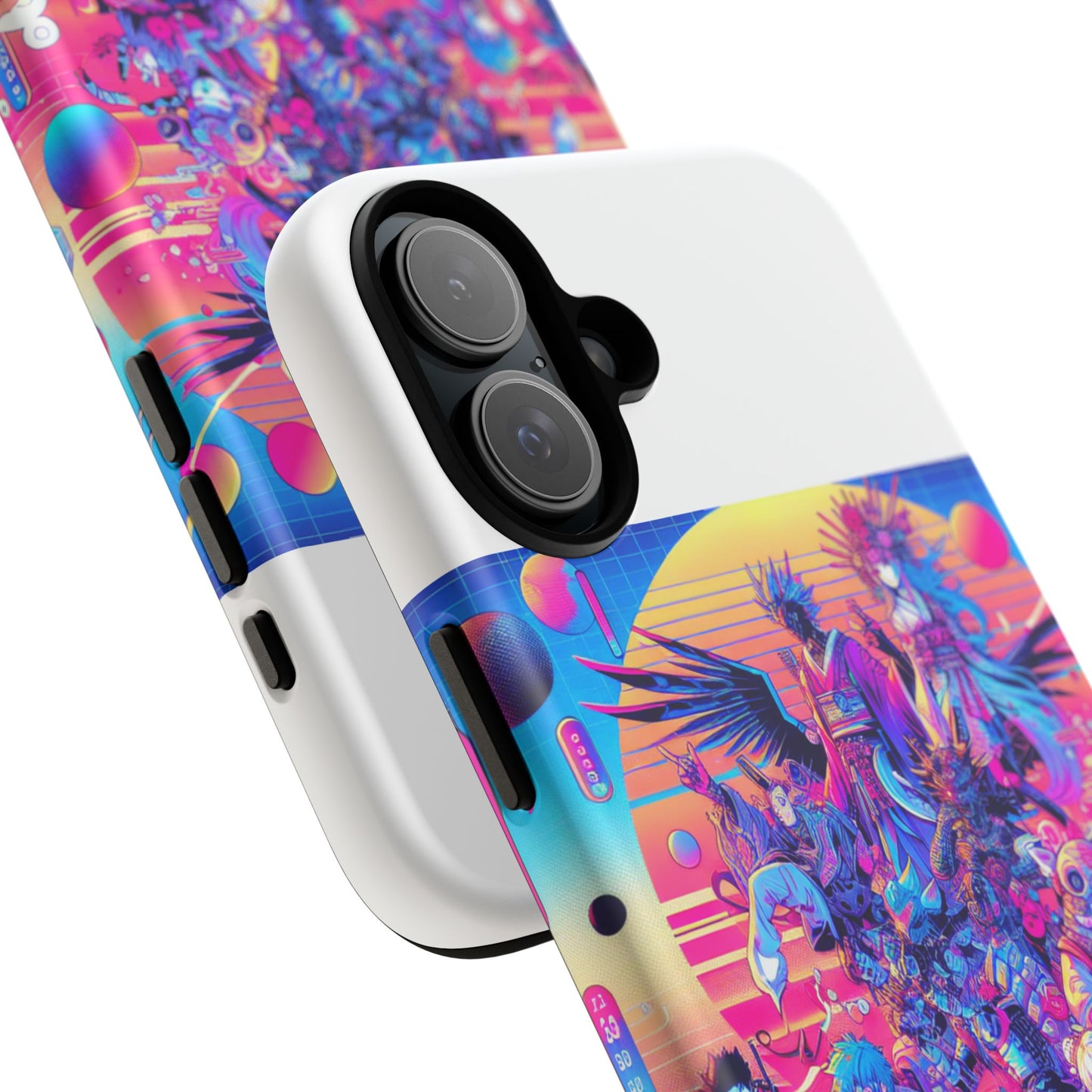 zero npc energy protective phone case with 3d wrap design for anime lovers, shock absorbing and uv protected, stylish accessory for smartphones