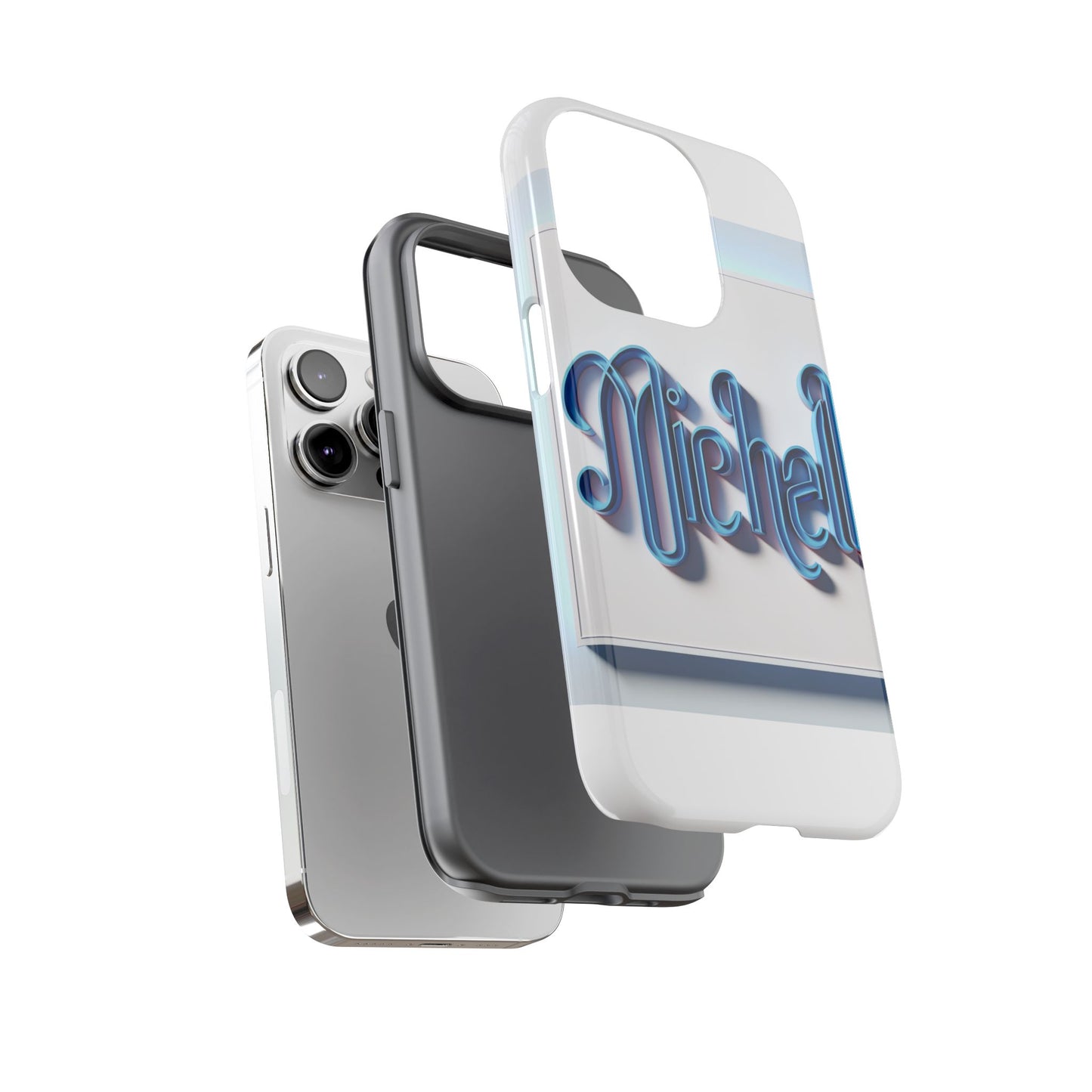 vibrant 3d glossy phone case in retro blue design stylish protection accessory compatible with iphone 13, 14, 15 & 16 – all models including pro, pro max & plus