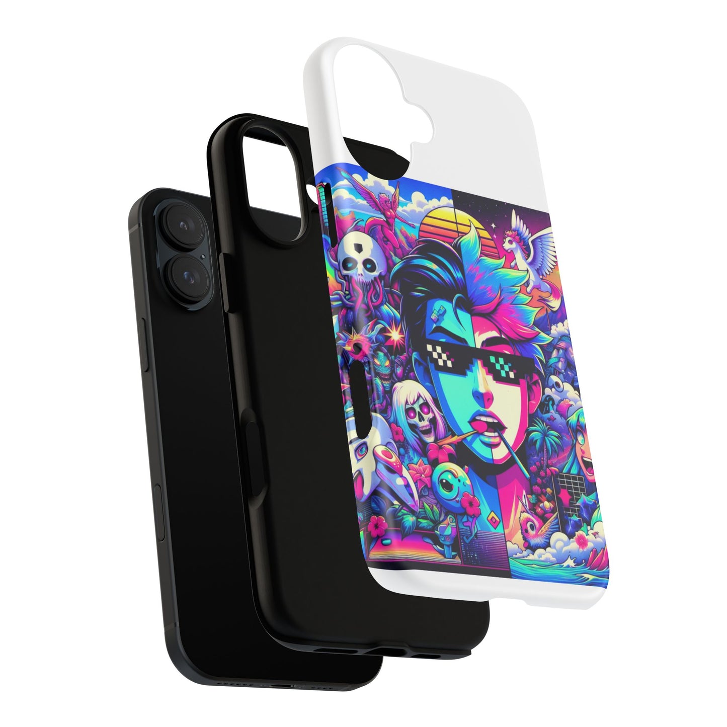 skibidi on sight protective phone case for anime lovers