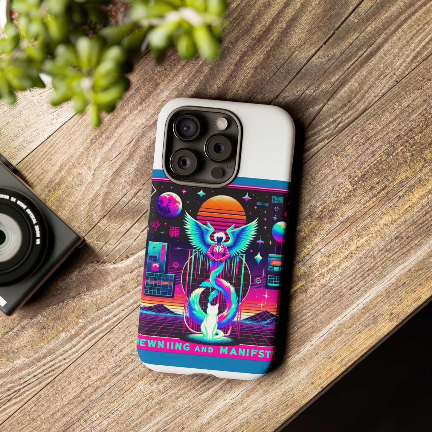 mewing and manifesting vibrant 3d protective phone case