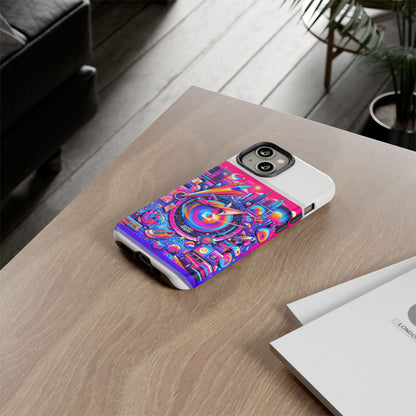 Gyatt Radar Online 3D Wrap Protective Phone Case for Smartphones, Retro Anime Design, Durable Shock Absorption, UV Protected, Glossy or Matte Finish