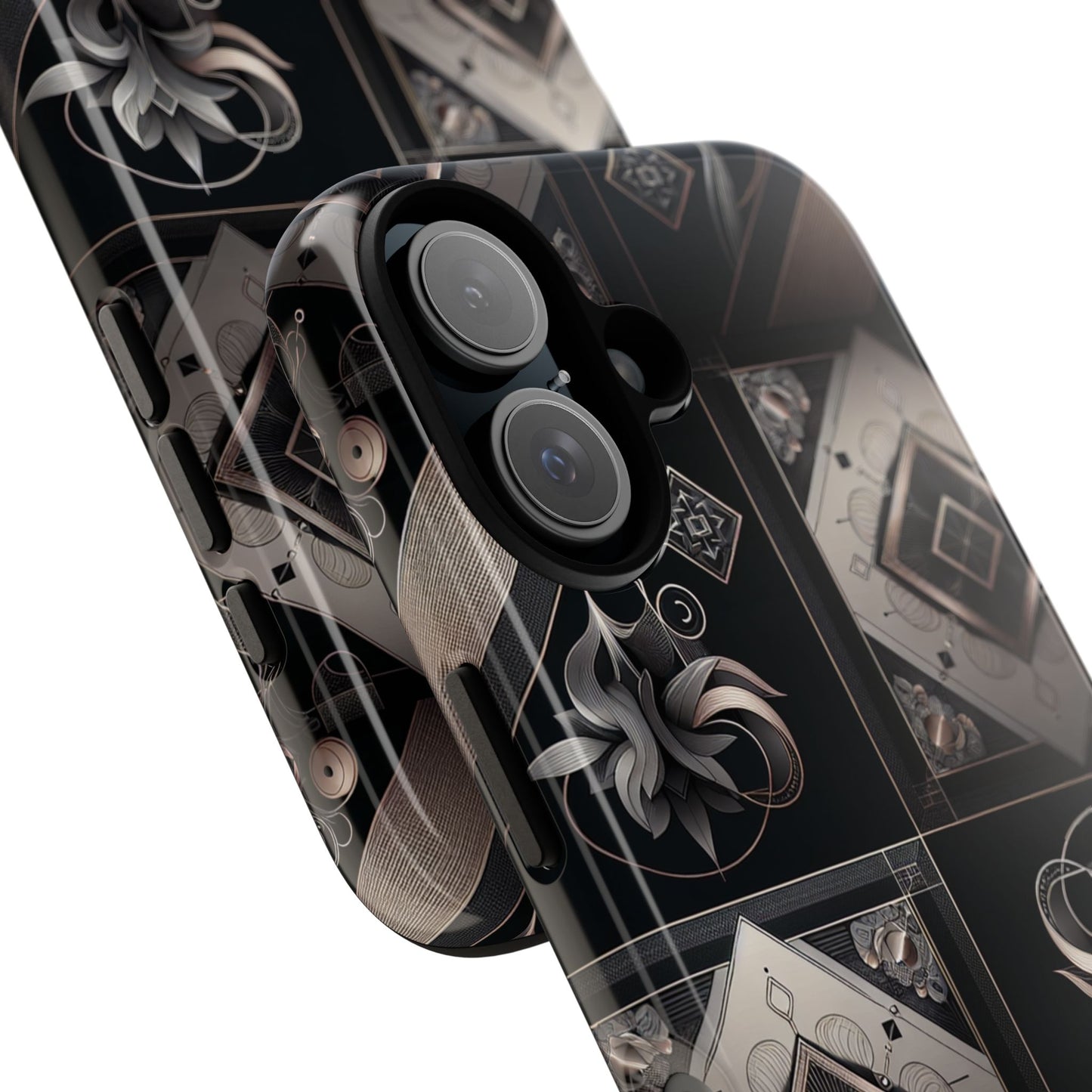 blackpattern image 4 vibrant 3d phone case for android and iphone with bold anime-inspired art, shockproof finish, compatible with iphone 13-16 pro max