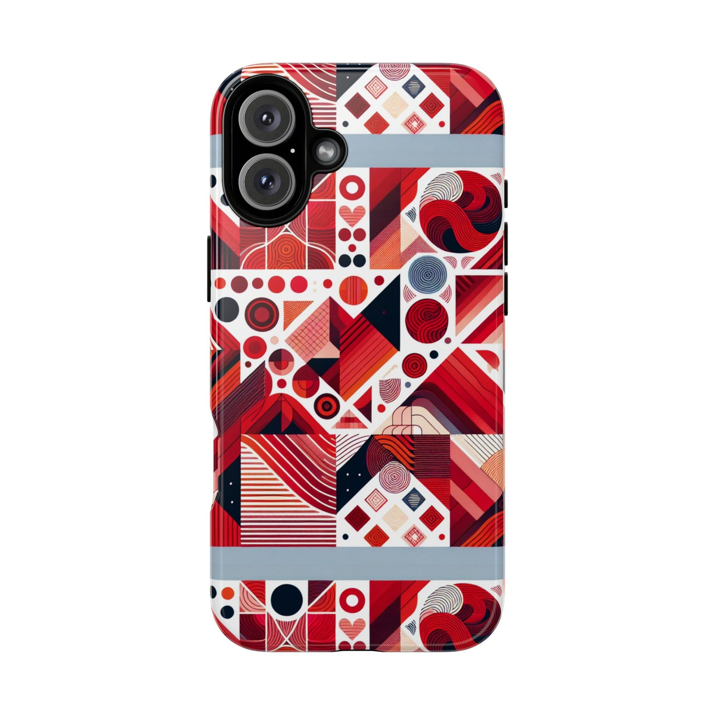 pattern image 8 vibrant shockproof phone case for kids and teens with abstract geometric design compatible with iphone 13, 14, 15 & 16 – all models including pro, pro max & plus