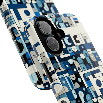 Blue Alphabet F Letter Phone Case for Smartphones, Durable Shockproof TPU Cover with Vivid 3D Wrap Design for Tech Enthusiasts and Anime Fans