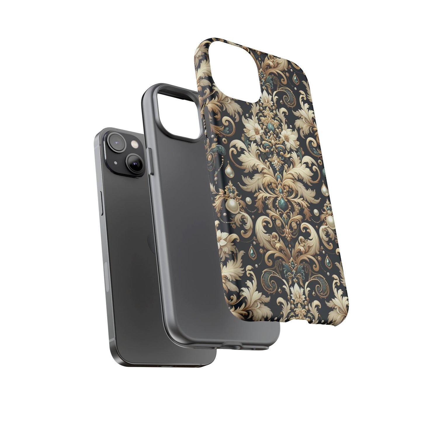 pattern image 1 protective phone case with 3d wrap design for stylish shock absorption and uv protection compatible with iphone 13, 14, 15 & 16 – all models including pro, pro max & plus