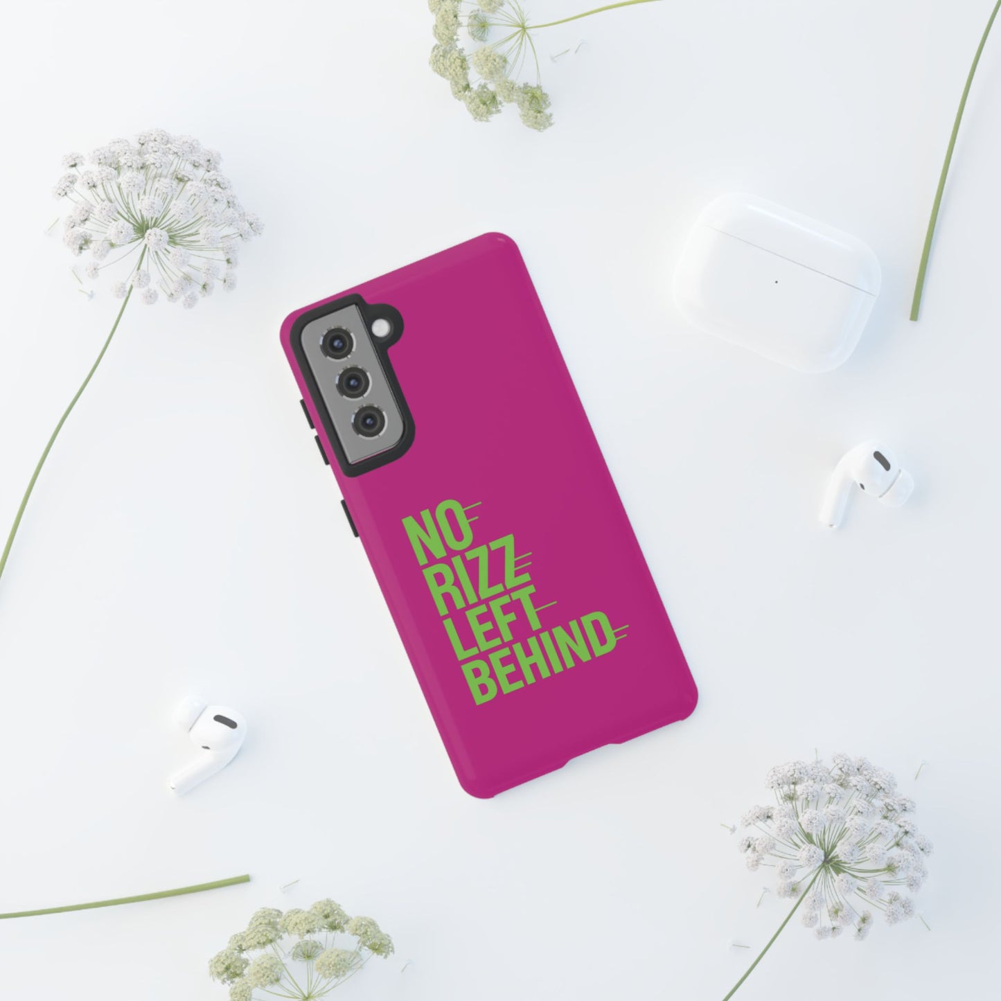 tough cases - no rizz left behind phone case for ultimate protection and style