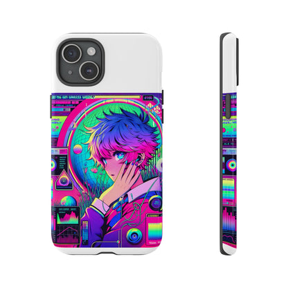 Touching Grass Weekly Vibrant Protective Phone Case for Smartphones, Retro Anime Design, Shock Absorbent TPU, UV Protected, Unique Gift for Tech Enthusiasts