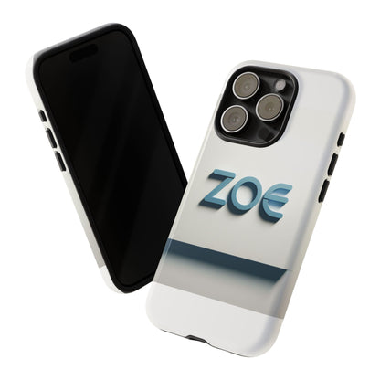 Vibrant 3D Lettering Phone Case in Blue Design for Stylish Protection Compatible with iPhone 13, 14, 15 & 16 – all models including Pro, Pro Max & Plus