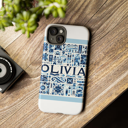 Vibrant 3D Wrap Protective Phone Case in Blue Floral Design for Stylish Protection Compatible with iPhone 13, 14, 15 & 16 – all models including Pro, Pro Max & Plus