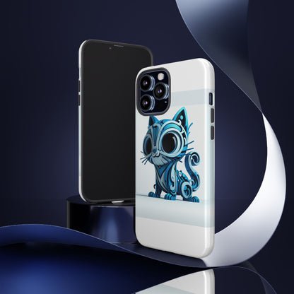 Vibrant 3D Cat Design Phone Case – Playful Protection Accessory for Self-Expression – Compatible with iPhone 13, 14, 15 & 16 – all models including Pro, Pro Max & Plus
