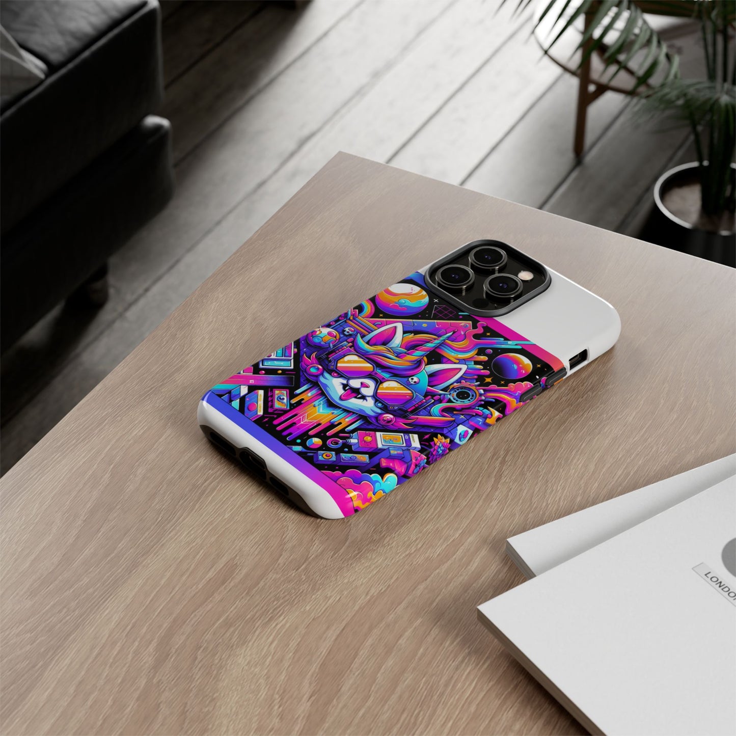 rizzed up and ready protective phone case for anime lovers