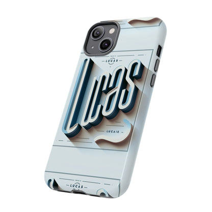 Lucas Blue Phone Case with 3D Wrap Design for Smartphones Compatible with iPhone and Android Devices Shockproof Protective Cover for Anime and Comic Fans