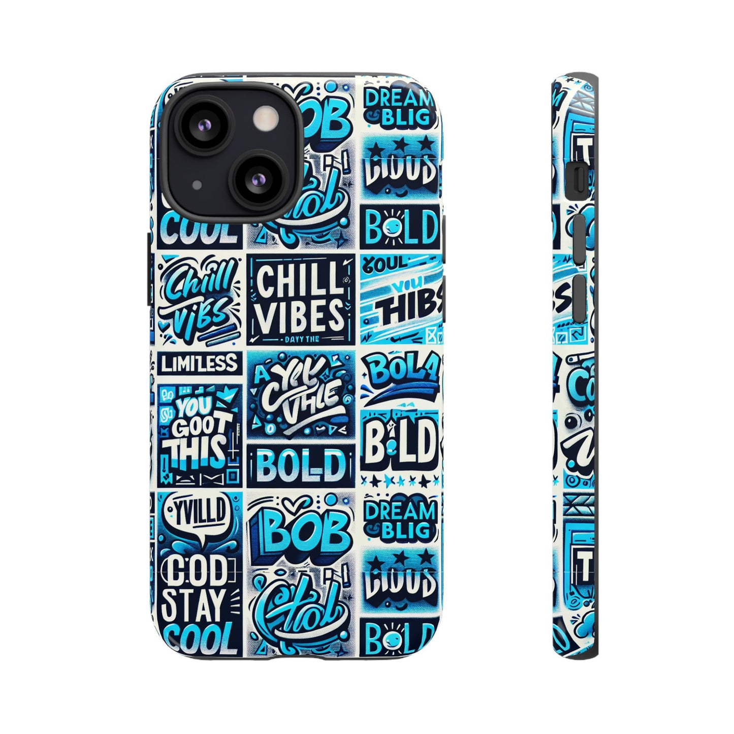 blue pattern image 8 vibrant 3d wrap phone case for men women shock absorbing durable silicone cover with uv protection