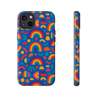 Rainbow 3D Wrap Protective Phone Case Stylish Accessory for Adults and Teens Compatible with iPhone 13, 14, 15 & 16 – All Models Including Pro, Pro Max & Plus
