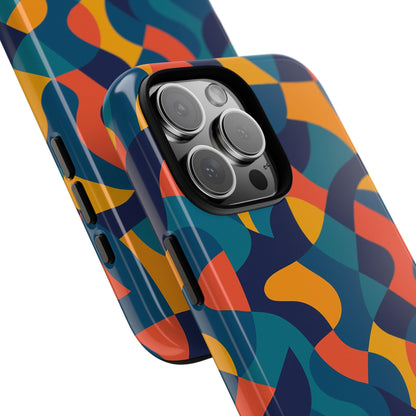 Vibrant Multicolour Abstract Phone Case for Stylish Protection Compatible with iPhone 13, 14, 15 & 16 – All Models Including Pro, Pro Max & Plus