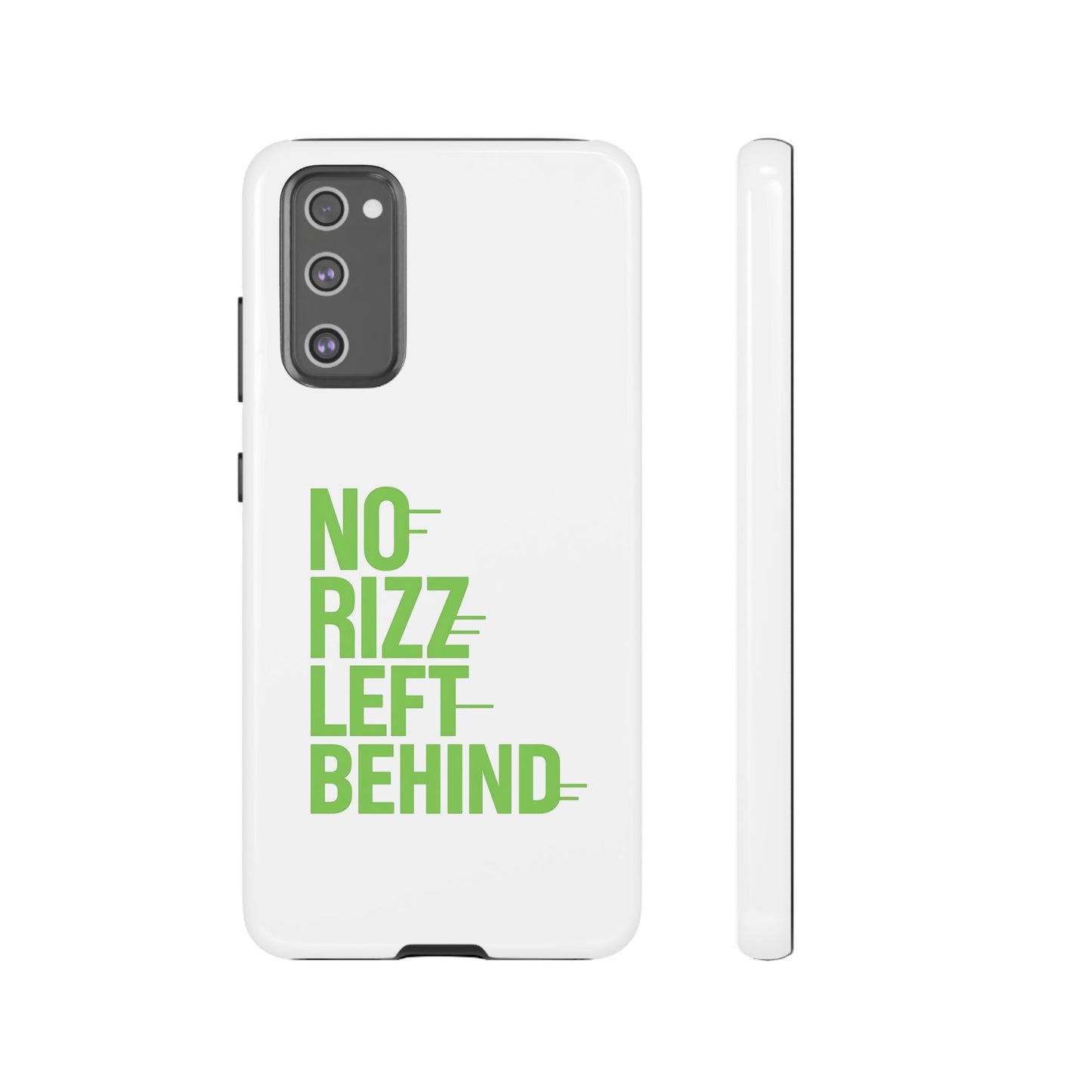copy of tough cases - no rizz left behind phone case for ultimate protection and style, impact-resistant, dual layer, vibrant design, perfect gift for adults
