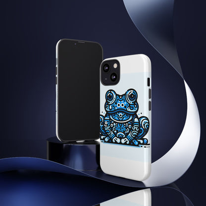 Vibrant 3D Blue Animal Print Protective Phone Case for Bold Individuals – Stylish Protection Compatible with iPhone 13, 14, 15 & 16 – All Models Including Pro, Pro Max & Plus