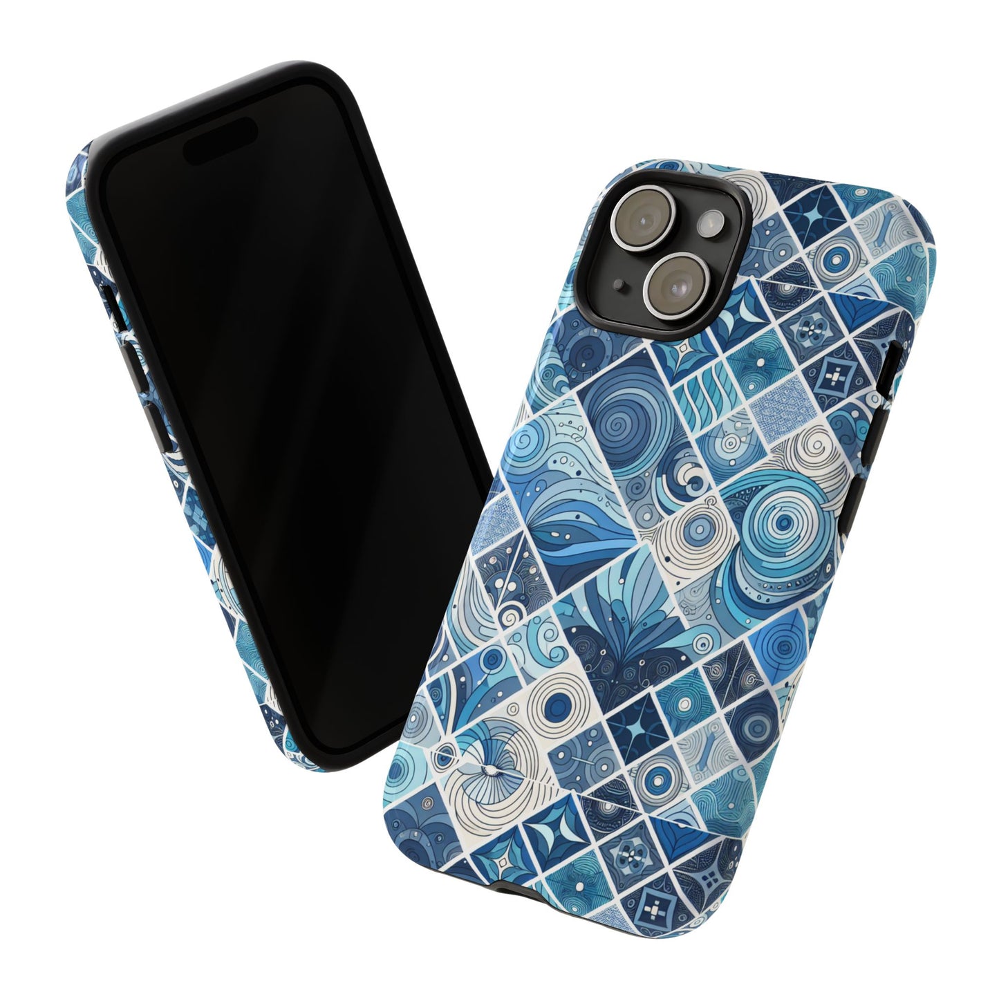 1 pattern image 1 vibrant shockproof phone case for anime and comic fans, retro art style, durable & uv protected, compatible with iphone 13-16 pro max plus