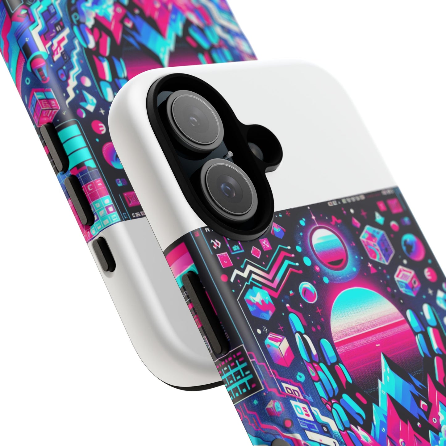 ratio-proof aura protective phone case with 3d wrap design, uv protection, and shock absorption for anime and comic culture fans