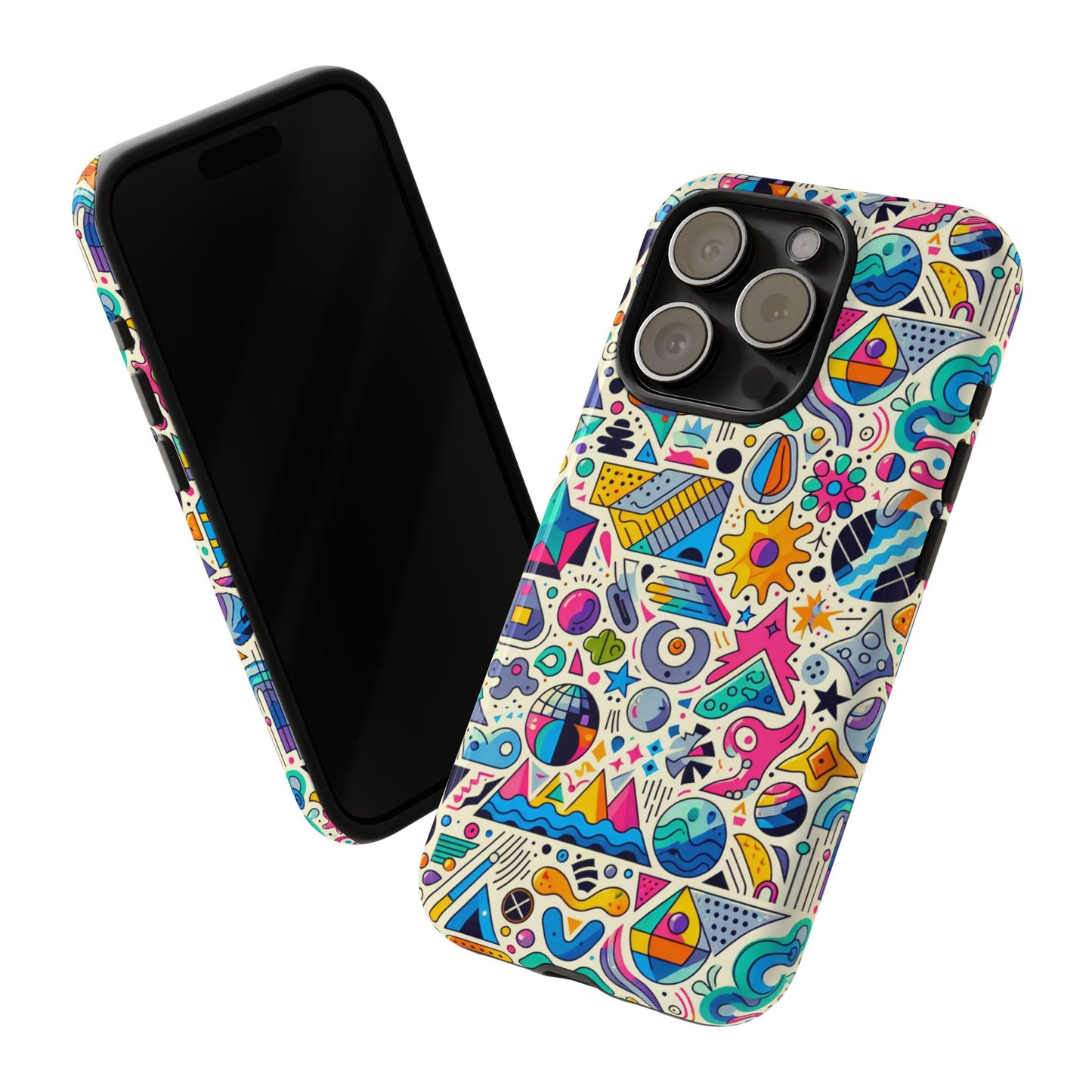pattern image 5 vibrant shockproof phone case for anime and comic fans - stylish protective cover with 3d wrap design compatible with iphone 13, 14, 15 & 16 – all models including pro, pro max & plus