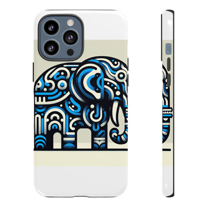 Vibrant 3D Elephant Design Protective Phone Case for Stylish Protection Compatible with iPhone 13, 14, 15 & 16 – all models including Pro, Pro Max & Plus