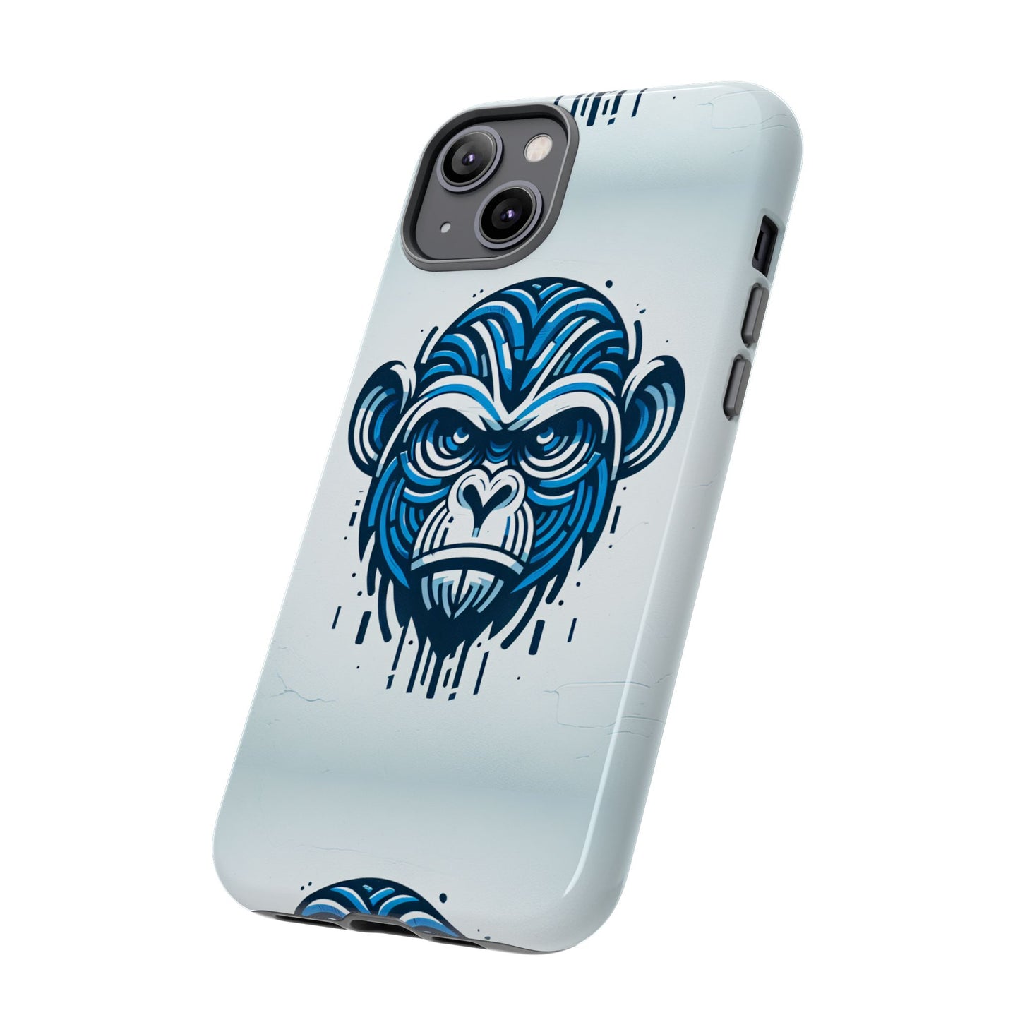 blue animal create 21 3d wrap phone case for kids and teens shockproof uv protected durable silicone cover with retro anime and comic inspired design