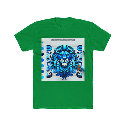 Animal Graphic Blue Unisex T-Shirt - Soft Cotton Casual Wear, Perfect Gift for Men & Women