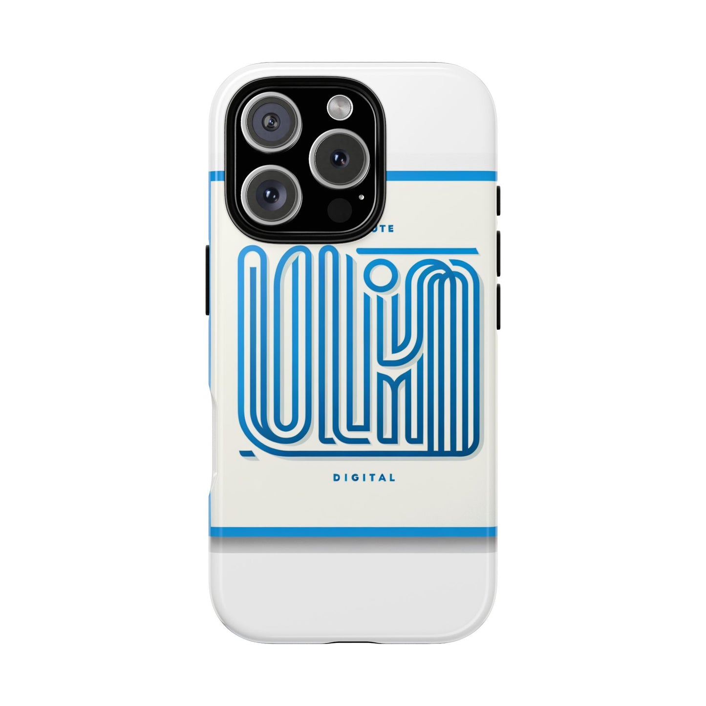 vibrant 3d wrap phone case in blue alphabet design for stylish protection compatible with iphone 13, 14, 15 & 16 – all models including pro, pro max & plus