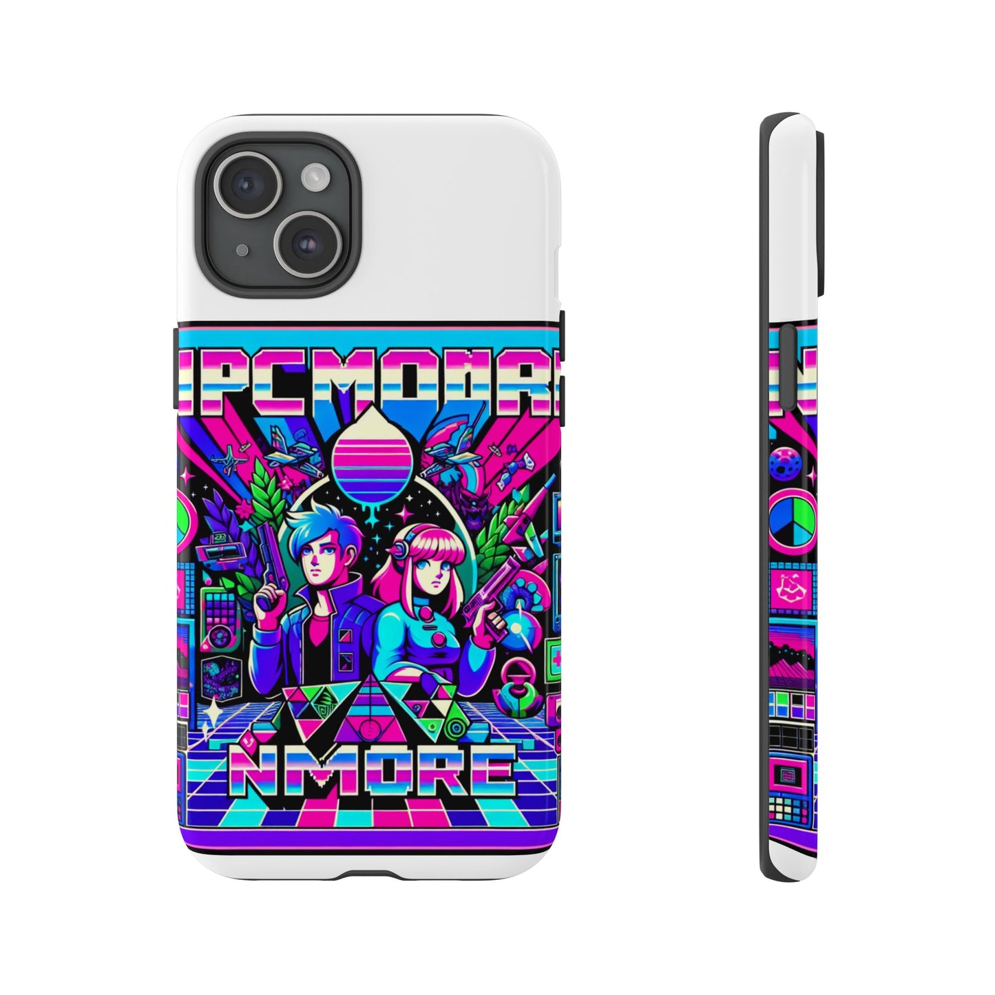 npc no more 3d wrap protective phone case for anime lovers