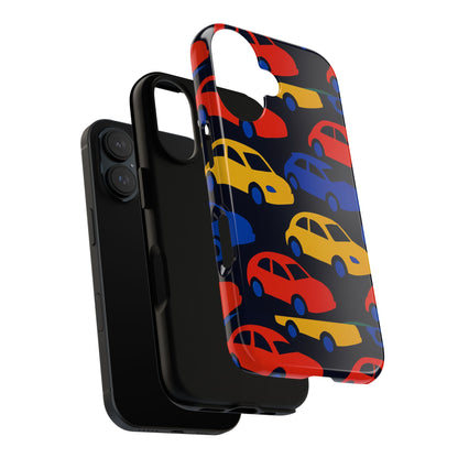 Multicolour 3D Car Design Protective Phone Case Stylish Accessory for Unique Expression Compatible with iPhone 13, 14, 15 & 16 – all models including Pro, Pro Max & Plus
