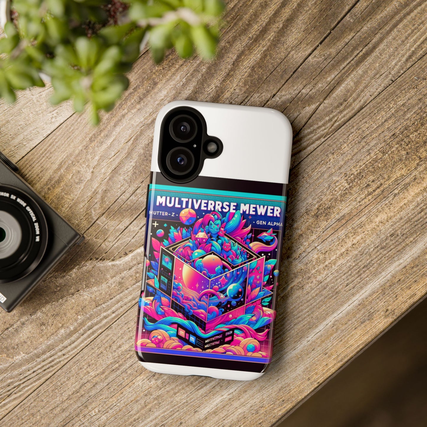 multiverse mewer 3d wrap protective phone case for anime and comic lovers