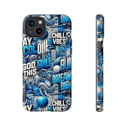 Vibrant 3D Graphic Phone Case with Abstract Design for Unique Style and Protection Compatible with iPhone 13, 14, 15 & 16 – all models including Pro, Pro Max & Plus