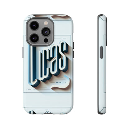 Lucas Blue Phone Case with 3D Wrap Design for Smartphones Compatible with iPhone and Android Devices Shockproof Protective Cover for Anime and Comic Fans