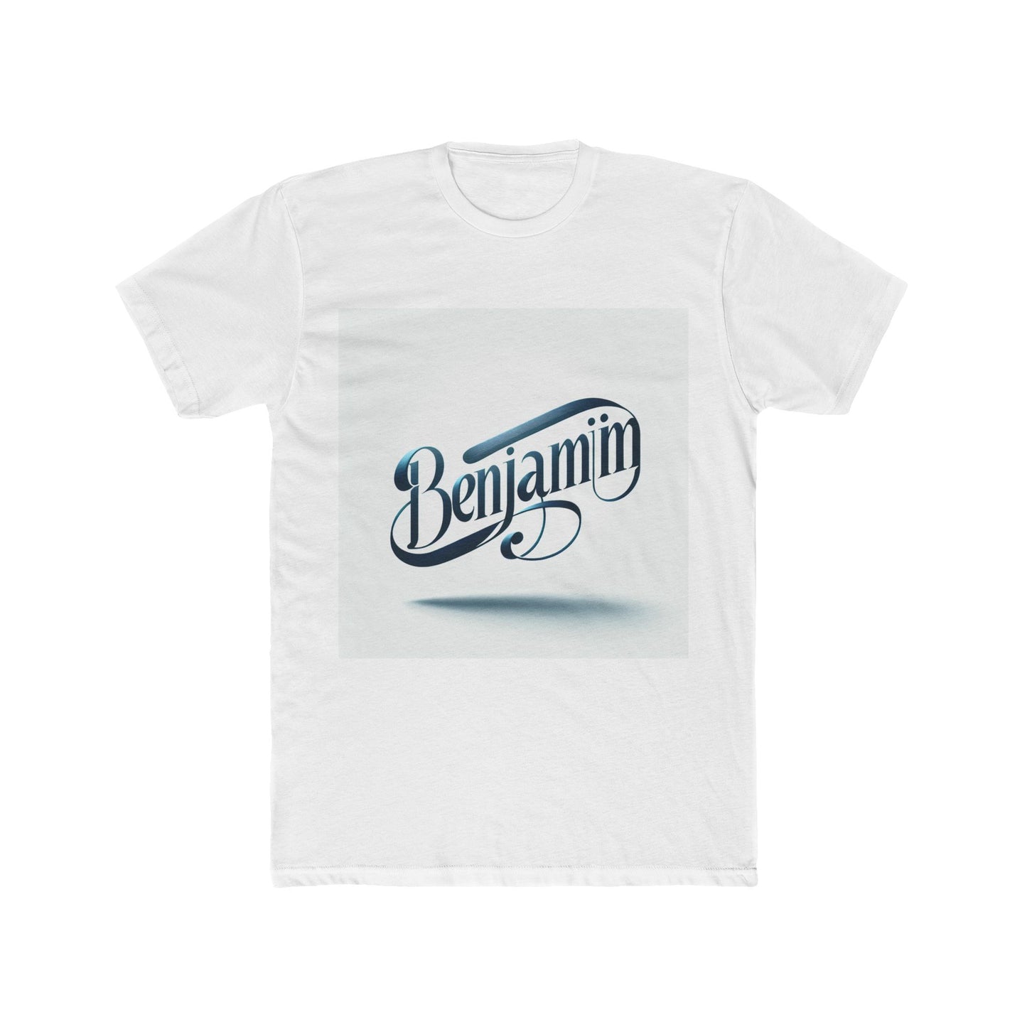 alphabet blue unisex t-shirt – comfortable premium cotton graphic tee for casual wear
