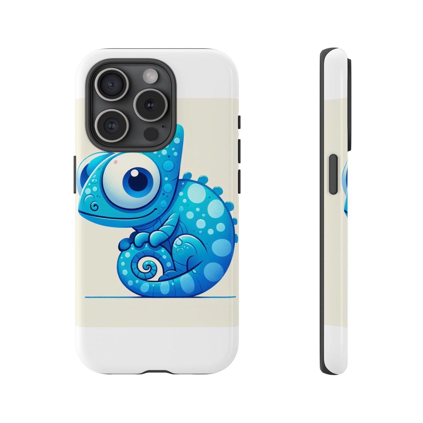 vibrant 3d cartoon chameleon phone case for adults and teens stylish protection compatible with iphone 13, 14, 15 & 16 – all models including pro, pro max & plus
