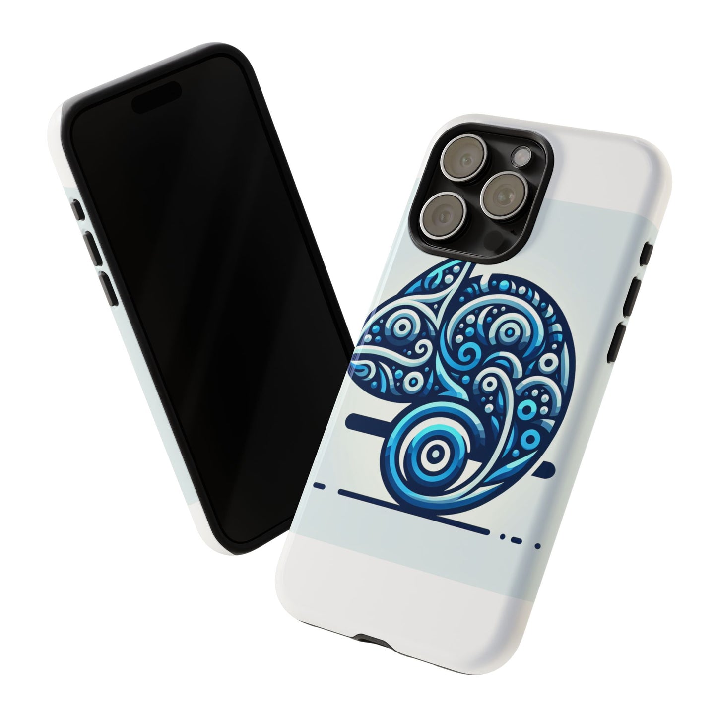 vibrant 3d blue animal design protective phone case – unique accessory for self-expression compatible with iphone 13, 14, 15 & 16 – all models including pro, pro max & plus
