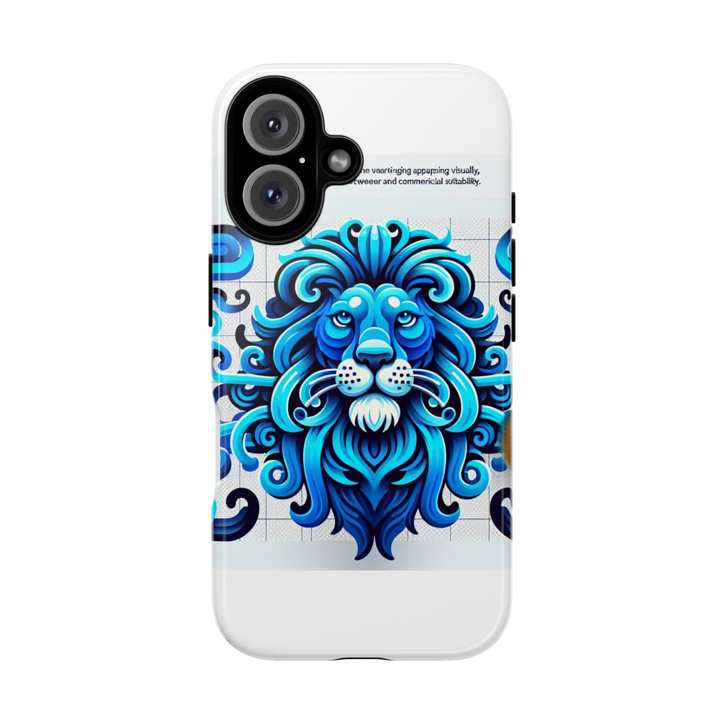 vibrant 3d lion art phone case for stylish protection and self-expression compatible with iphone 13, 14, 15 & 16 – all models including pro, pro max & plus