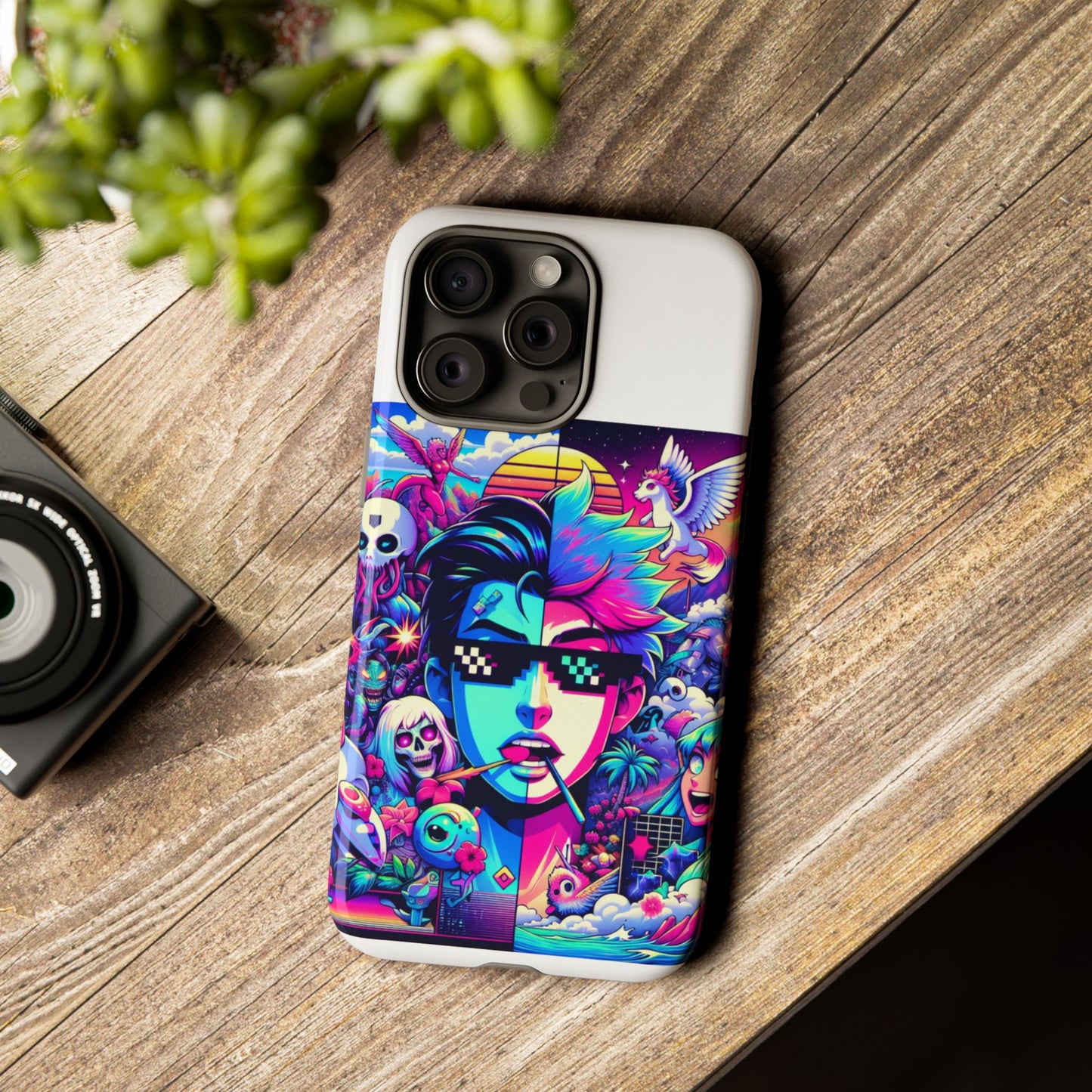 skibidi on sight protective phone case for anime lovers