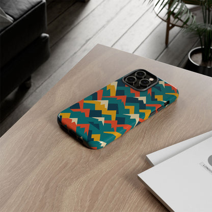 Vibrant Mountain Pattern 3D Wrap Protective Phone Case Stylish Accessory for Men and Women Compatible with iPhone 13, 14, 15 & 16 – All Models Including Pro, Pro Max & Plus