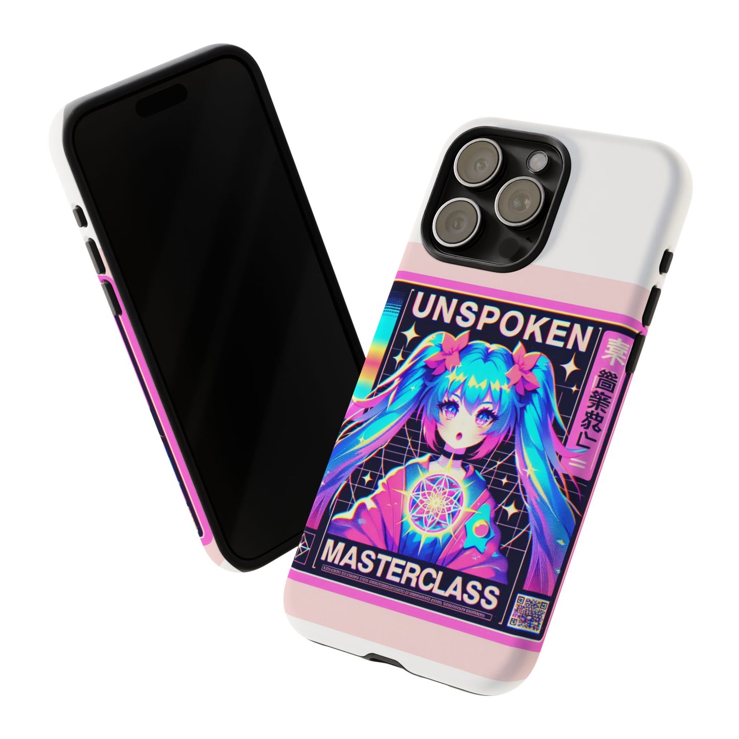 unspoken riz masterclass protective phone case, 3d wrap design, durable shock absorption, uv protected, ideal gift for anime and comic fans, glossy or matte finish