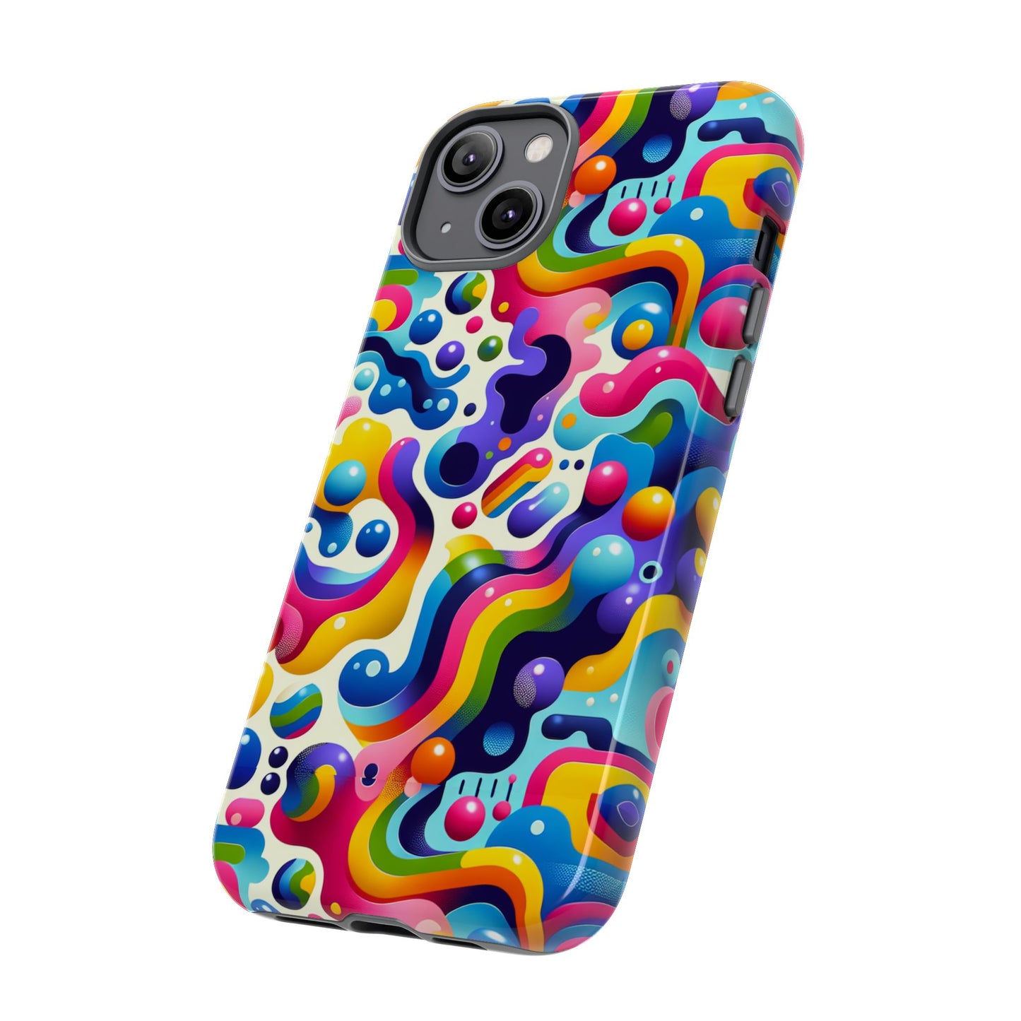 pattern image 8 vibrant shockproof phone case for anime and comic fans compatible with iphone 13, 14, 15 & 16 – all models including pro, pro max & plus