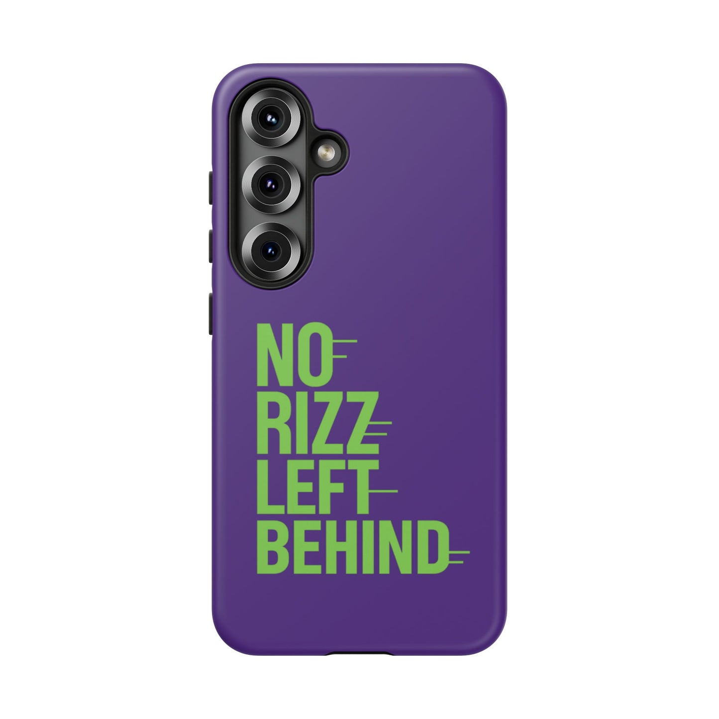 tough phone case - no rizz left behind - durable, stylish protection for active lifestyles - impact-resistant, dual layer, shock-absorbing tpu - perfect gift for tech lovers