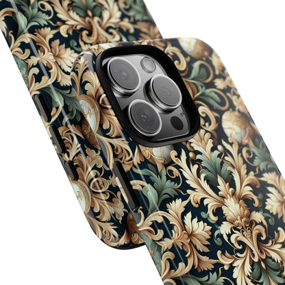 Copy of Pattern Image 7 Shockproof Phone Case for Kids and Teens with Baroque Design for Stylish Protection Compatible with iPhone 13, 14, 15 & 16 – all models including Pro, Pro Max & Plus