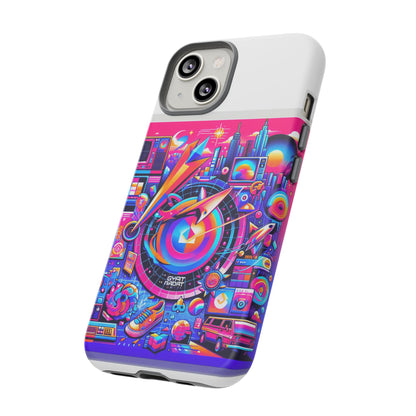 Gyatt Radar Online 3D Wrap Protective Phone Case for Smartphones, Retro Anime Design, Durable Shock Absorption, UV Protected, Glossy or Matte Finish