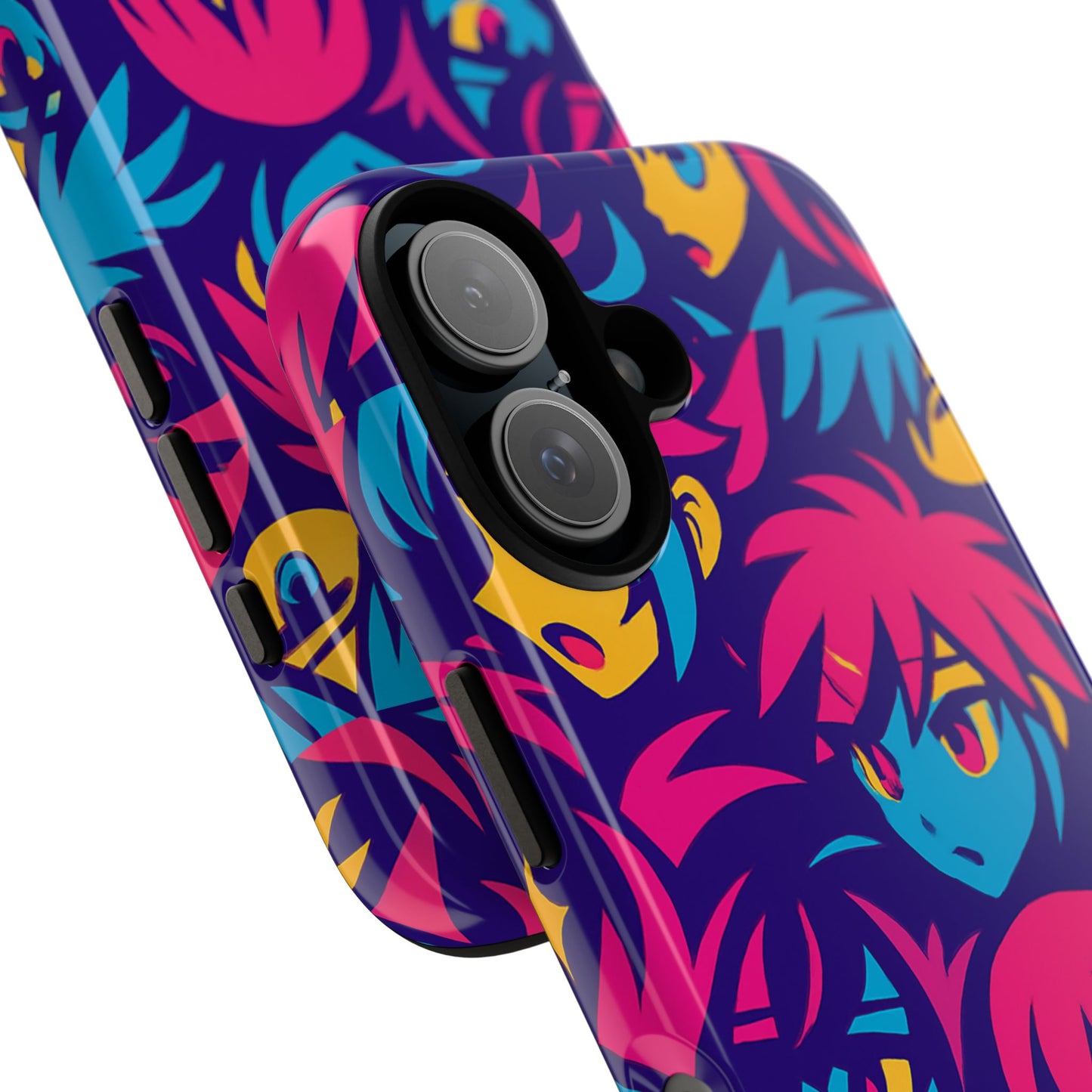 vibrant 3d anime phone case with retro design for stylish protection – unique accessory for self-expression compatible with iphone 13, 14, 15 & 16 – all models including pro, pro max & plus