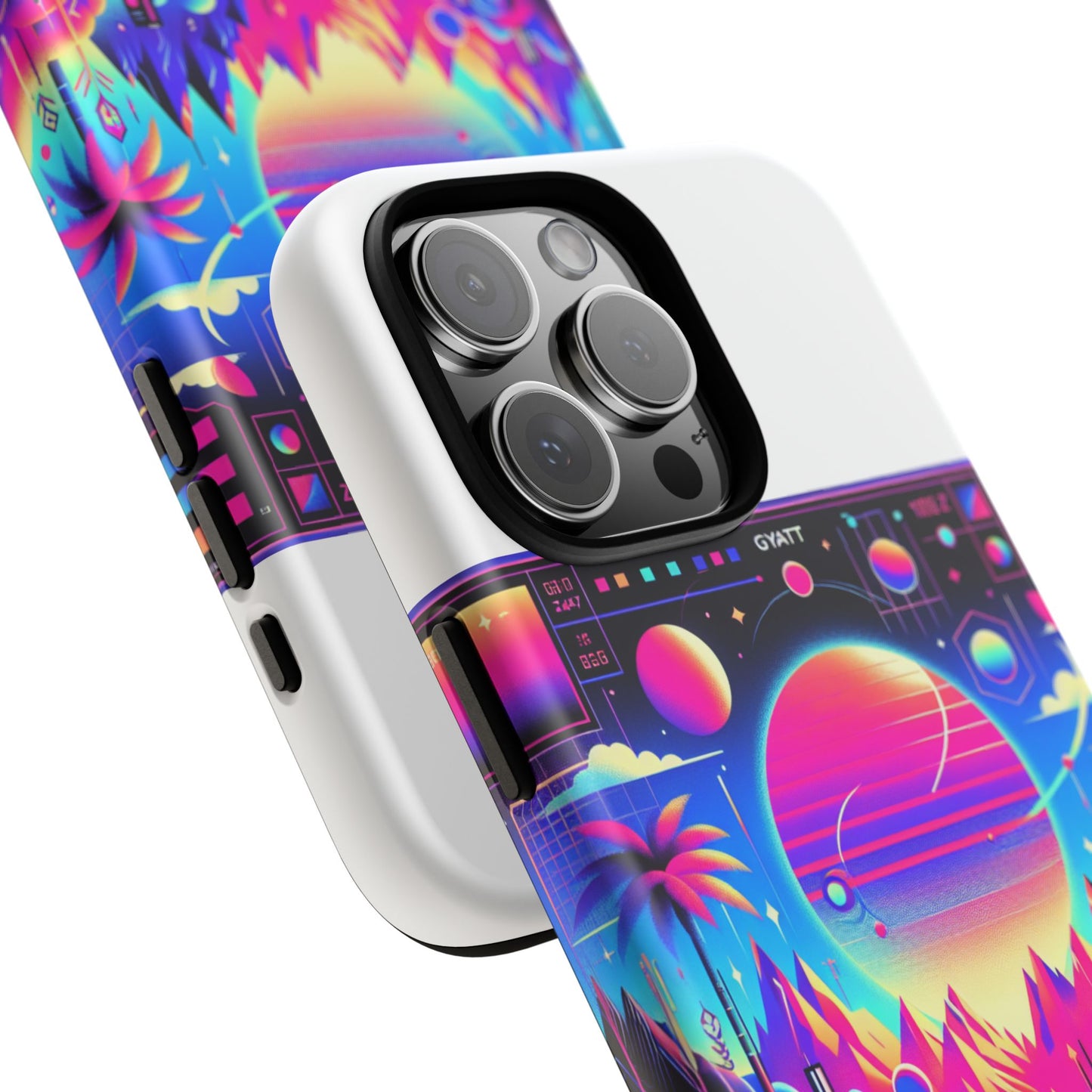 gyatt alert 3d wrap protective phone case for anime lovers