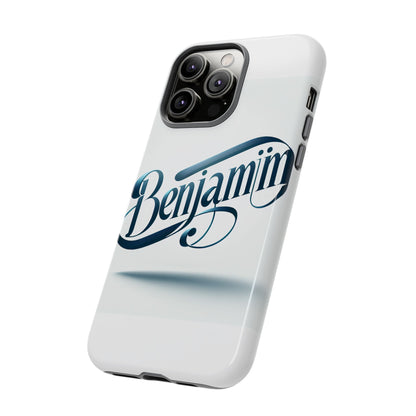 Vibrant 3D Typography Protective Phone Case in Blue – Stylish Protection for Smartphones Compatible with iPhone 13, 14, 15 & 16 – All Models Including Pro, Pro Max & Plus