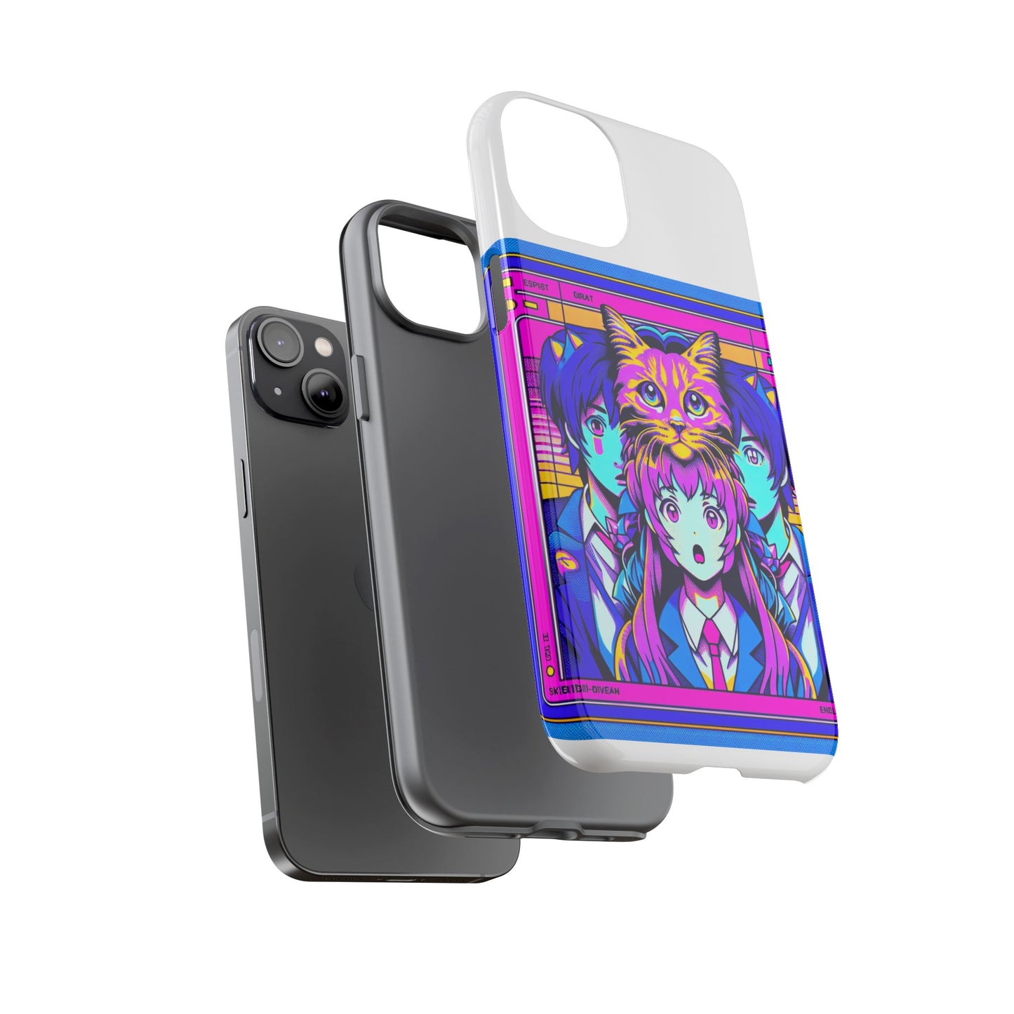 skibidi-driven development protective phone case for anime fans, 3d wrap design, durable tpu silicone, uv protected, ideal gift for birthdays and holidays
