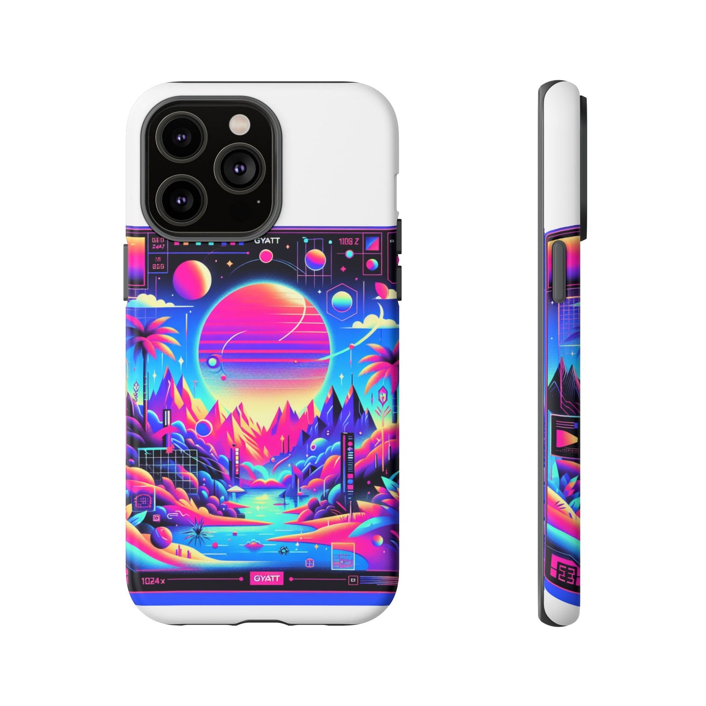 gyatt alert 3d wrap protective phone case for anime lovers